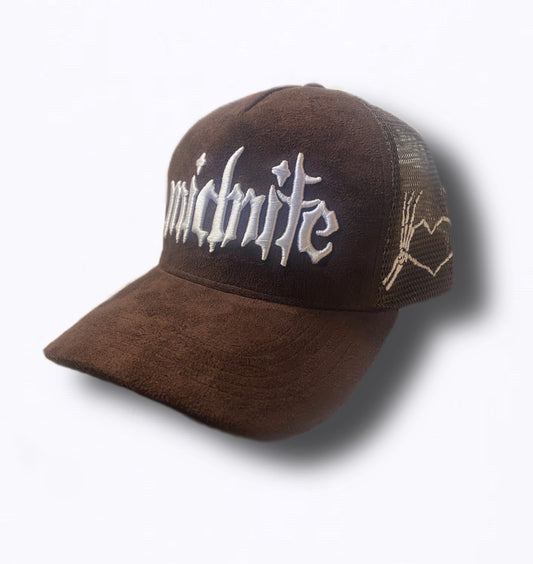 MIDNITE Trucker Hat: Chocolate Brown