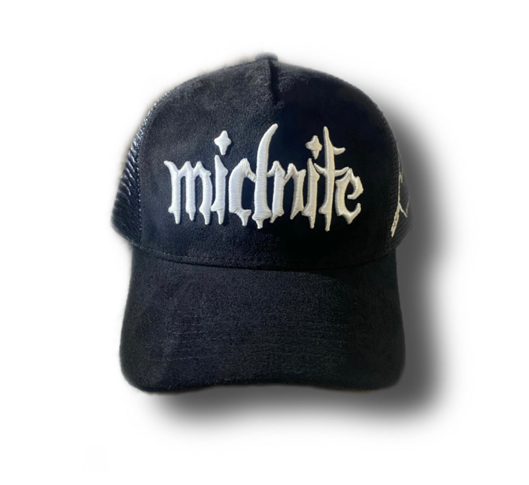 MIDNITE Trucker Hat: Jet Black